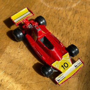 Vintage Yatming car toy Ferrari made in Hong Kong